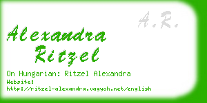 alexandra ritzel business card